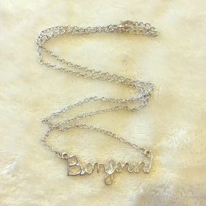 Bonjour necklace